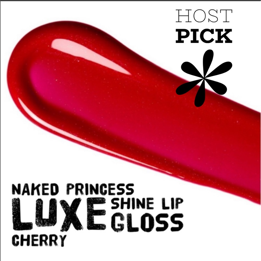 🆕🍒 Naked Princess Luxe Shine Lip Gloss Cherry 🍒